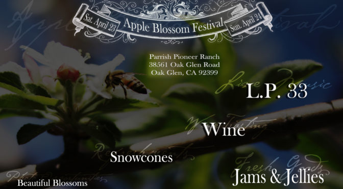 Apple Blossom Festival This Weekend! April 23 & 24